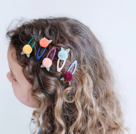 Mimi & Lula Haarclipjes Pom Pom Petal Mimi & Lula Haarclipjes Pom Pom Petal