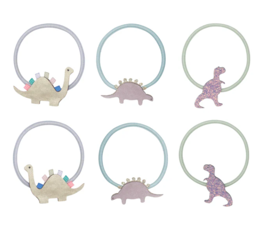 Mimi & Lula Elastiekjes Dino 6 stuks Mimi & Lula Elastiekjes Dino 6 stuks