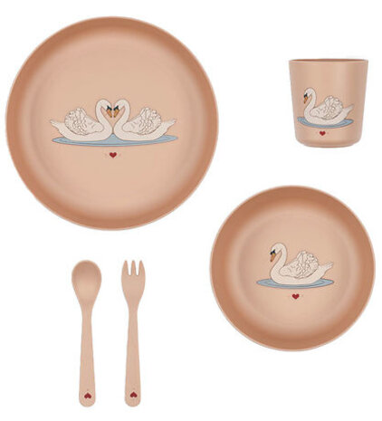 Konges Slojd Servies Set Swan Konges Slojd Servies Set Swan