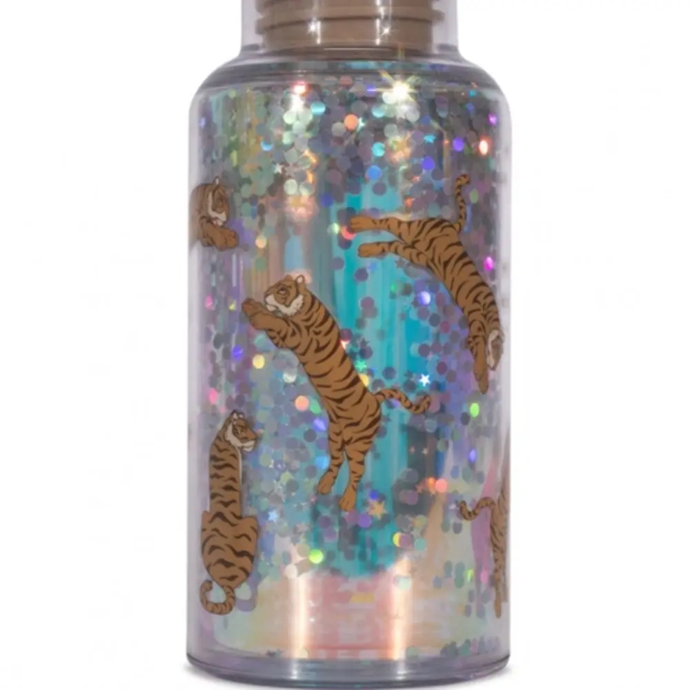 Konges Slojd Drinkfles Tiger Glitter