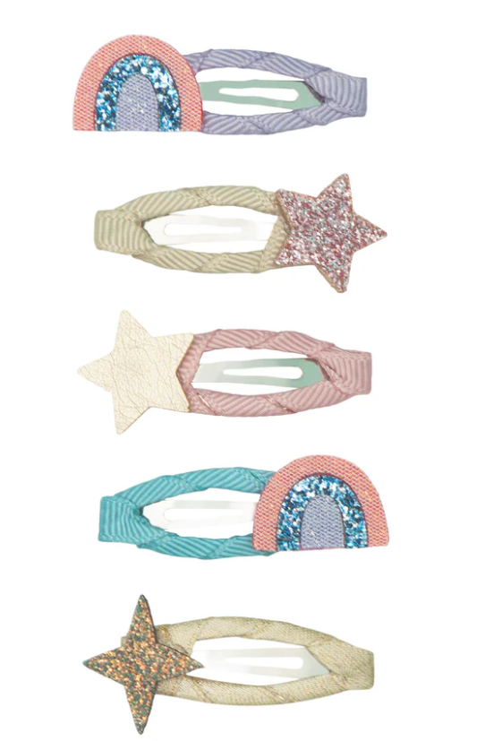 Haarspeldjes Mini Rainbow &amp; Star afbeelding