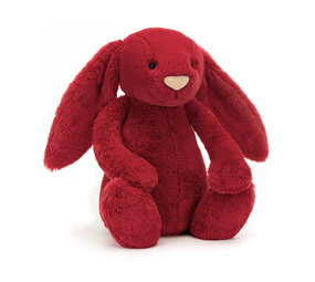 Jellycat Bashful Luxe Bunny Scarlett Jellycat Bashful Luxe Bunny Scarlett
