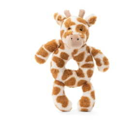 Jellycat Bashful Giraffe Ring Rattle Jellycat Bashful Giraffe Ring Rattle