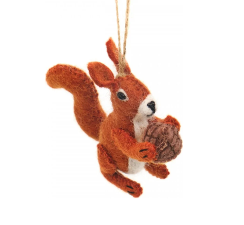 Sjaal met Verhaal Decoratie Hanger Bos Eekhoorn