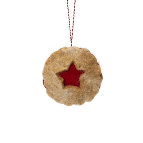 Sjaal met Verhaal Hanger Linzer Koekje (per stuk) Sjaal met Verhaal Hanger Linzer Koekje (per stuk)