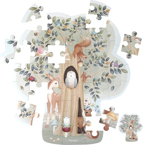 Little Dutch Vloerpuzzel Forest Friends XL Little Dutch Vloerpuzzel Forest Friends XL
