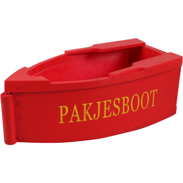Houten Pakjesboot Sint afbeelding