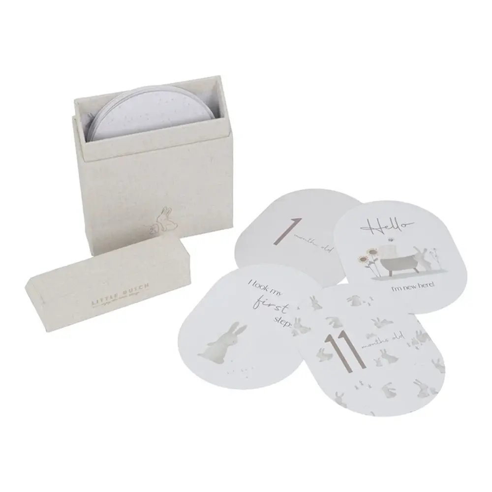 Little Dutch Mijlpaal kaarten Mijn eerste jaar Baby Bunny Little Dutch Mijlpaal kaarten Mijn eerste jaar Baby Bunny