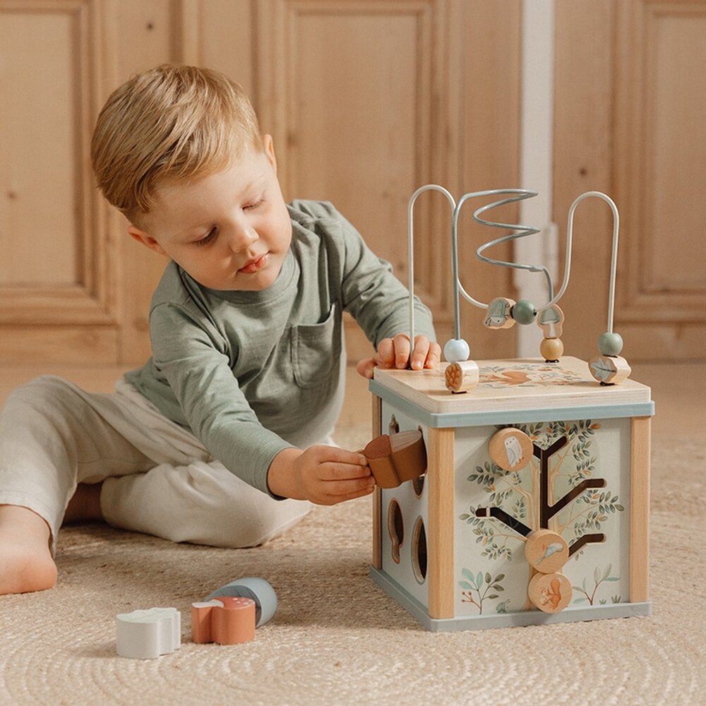 Little Dutch Houten Activiteitenkubus Forest Friends Little Dutch Houten Activiteitenkubus Forest Friends