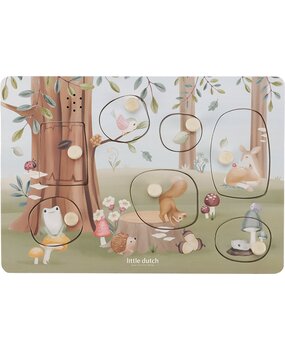 Little Dutch Houten geluidenpuzzel Forest Friends Little Dutch Houten geluidenpuzzel Forest Friends