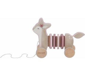 Little Dutch Houten Trekdier Hert - Fairy Garden Little Dutch Houten Trekdier Hert - Fairy Garden