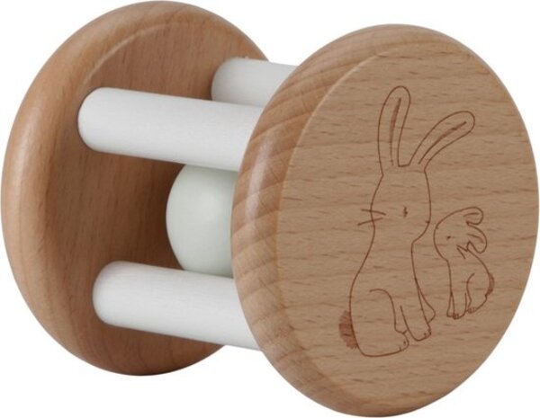 Little Dutch Houten Rammelaar Roller Baby bunny Little Dutch Houten Rammelaar Roller Baby bunny