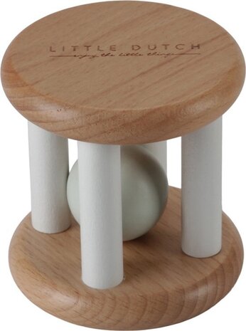 Little Dutch Houten Rammelaar Roller Baby bunny Little Dutch Houten Rammelaar Roller Baby bunny