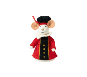 Sjaal met Verhaal Decoratie Muis pietermuis Rood Sjaal met Verhaal Decoratie Muis pietermuis Rood