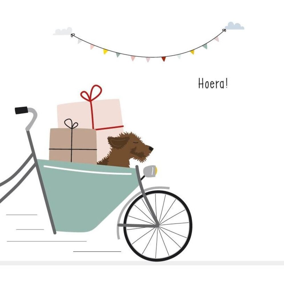 Mevrouw Emmer Wenskaart Hoera! Mevrouw Emmer Wenskaart Hoera!