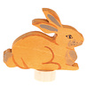 Grimm's Houten Steker Konijn Zittend Grimm's Houten Steker Konijn Zittend
