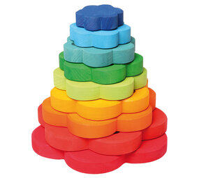 Grimm's Houten Stapeltoren Bloemen Grimm's Houten Stapeltoren Bloemen