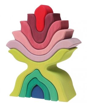 Grimm's Kleurrijke Houten Bloem Grimm's Kleurrijke Houten Bloem