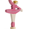 Grimm's Houten Steker Ballerina Robijn Rood