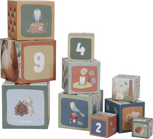Little Dutch Stapelblokken Forest Friends Little Dutch Stapelblokken Forest Friends