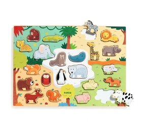 Djeco Houten Puzzel Dieren Djeco Houten Puzzel Dieren