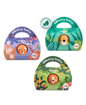 Djeco Stuiterbal Wilde Dieren (Assorti - per stuk) Djeco Stuiterbal Wilde Dieren (Assorti - per stuk)