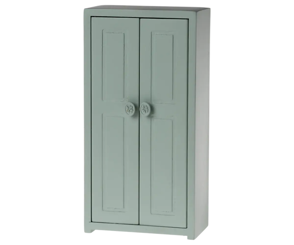 Maileg Closet Soft Blue Klerenkast voor Muizen Maileg Closet Soft Blue Klerenkast voor Muizen