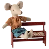 Maileg Bench Red Bankje voor Muizen Maileg Bench Red Bankje voor Muizen