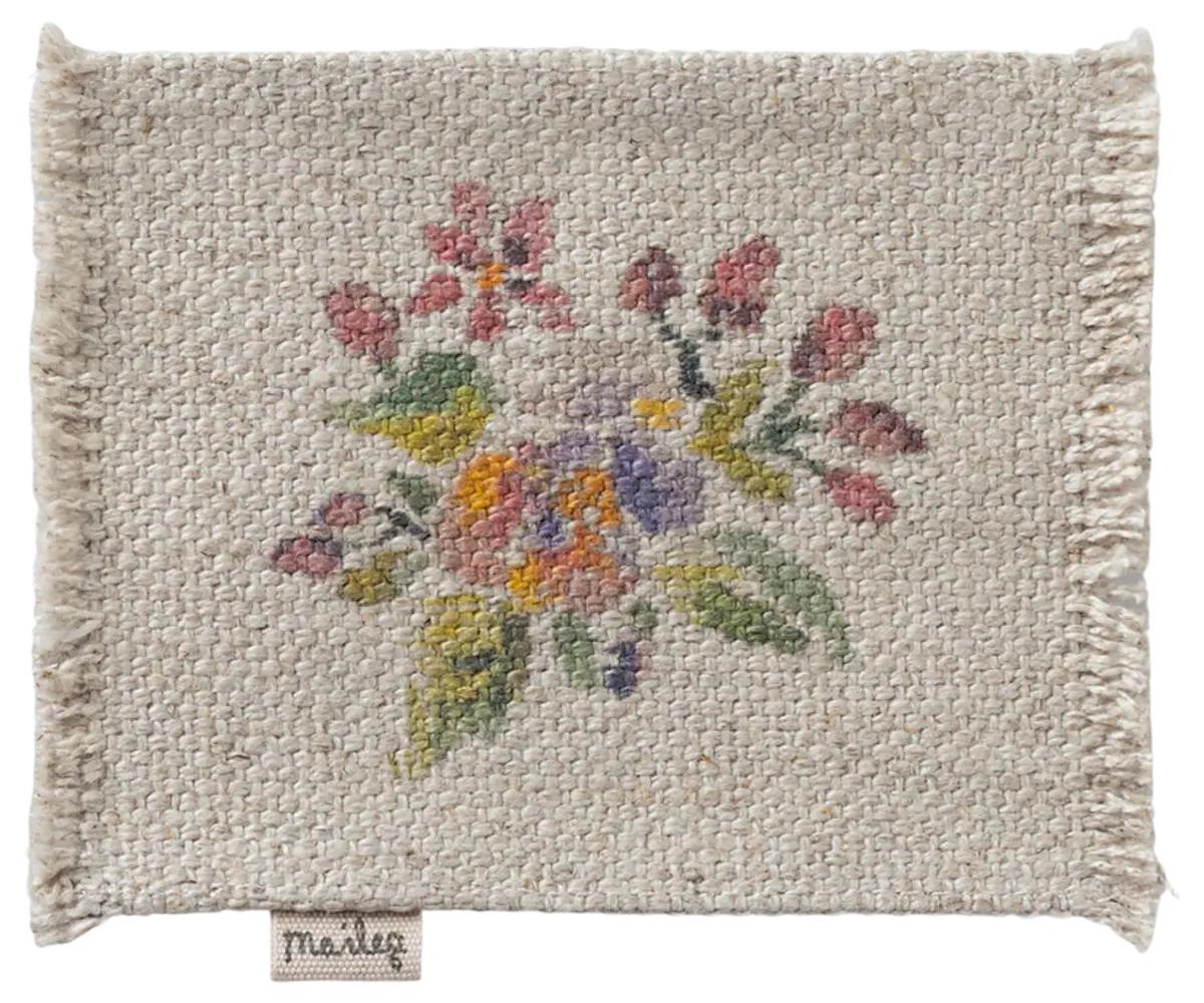 Maileg Rug Flowers Small Tapijt voor Muizen Maileg Rug Flowers Small Tapijt voor Muizen