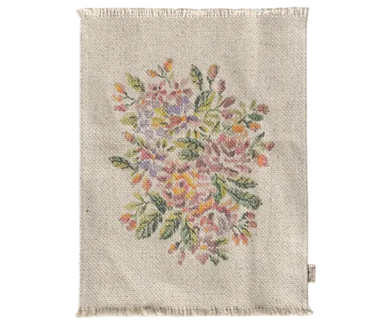 Maileg Rug Flowers Large Tapijt voor Muizen Maileg Rug Flowers Large Tapijt voor Muizen