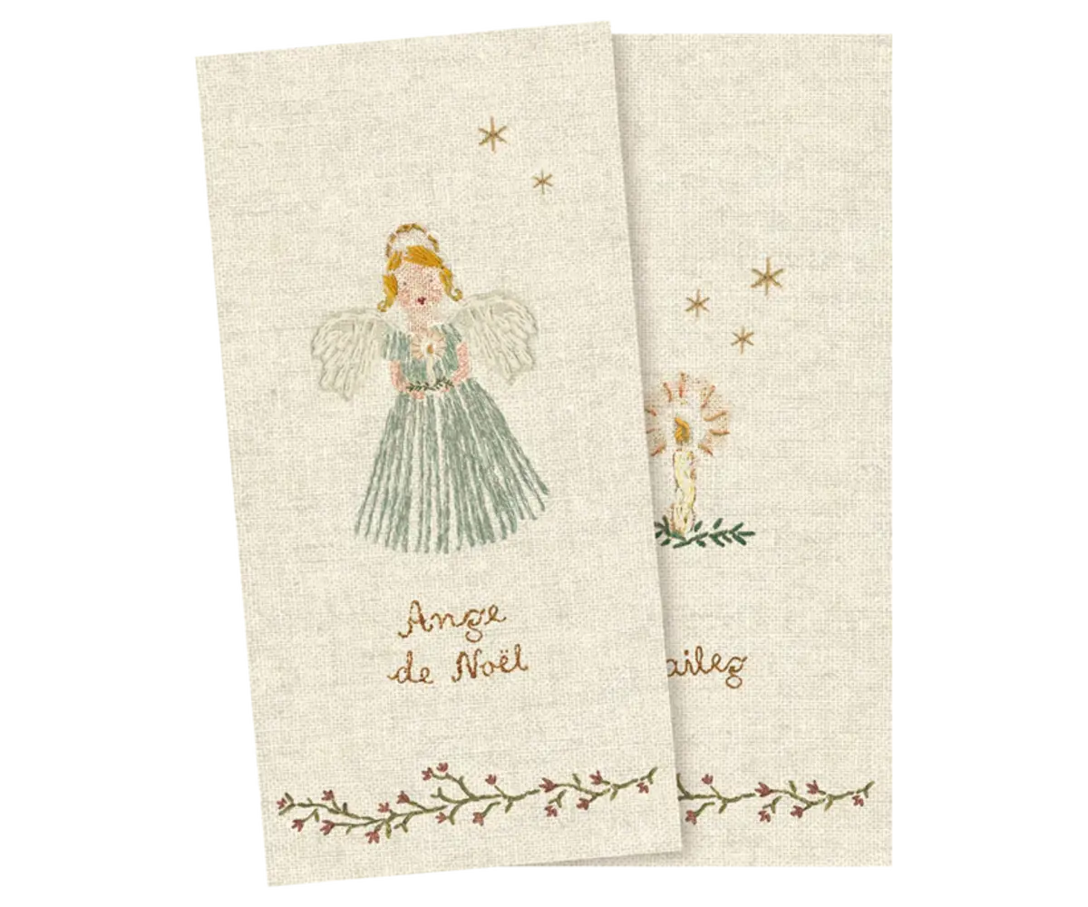 Maileg Napkin Angel Blue Small Servetten Maileg Napkin Angel Blue Small Servetten