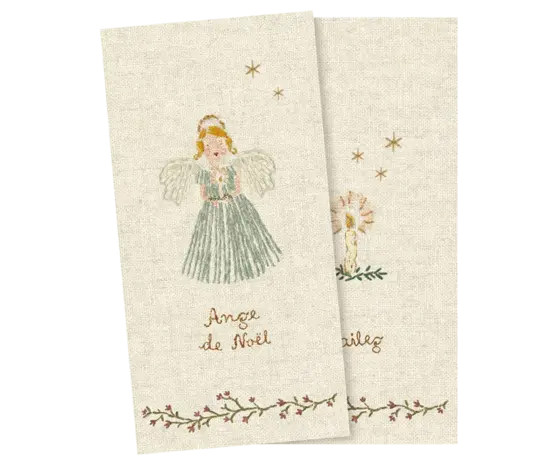 Maileg Napkin Angel Blue Small Servetten Maileg Napkin Angel Blue Small Servetten