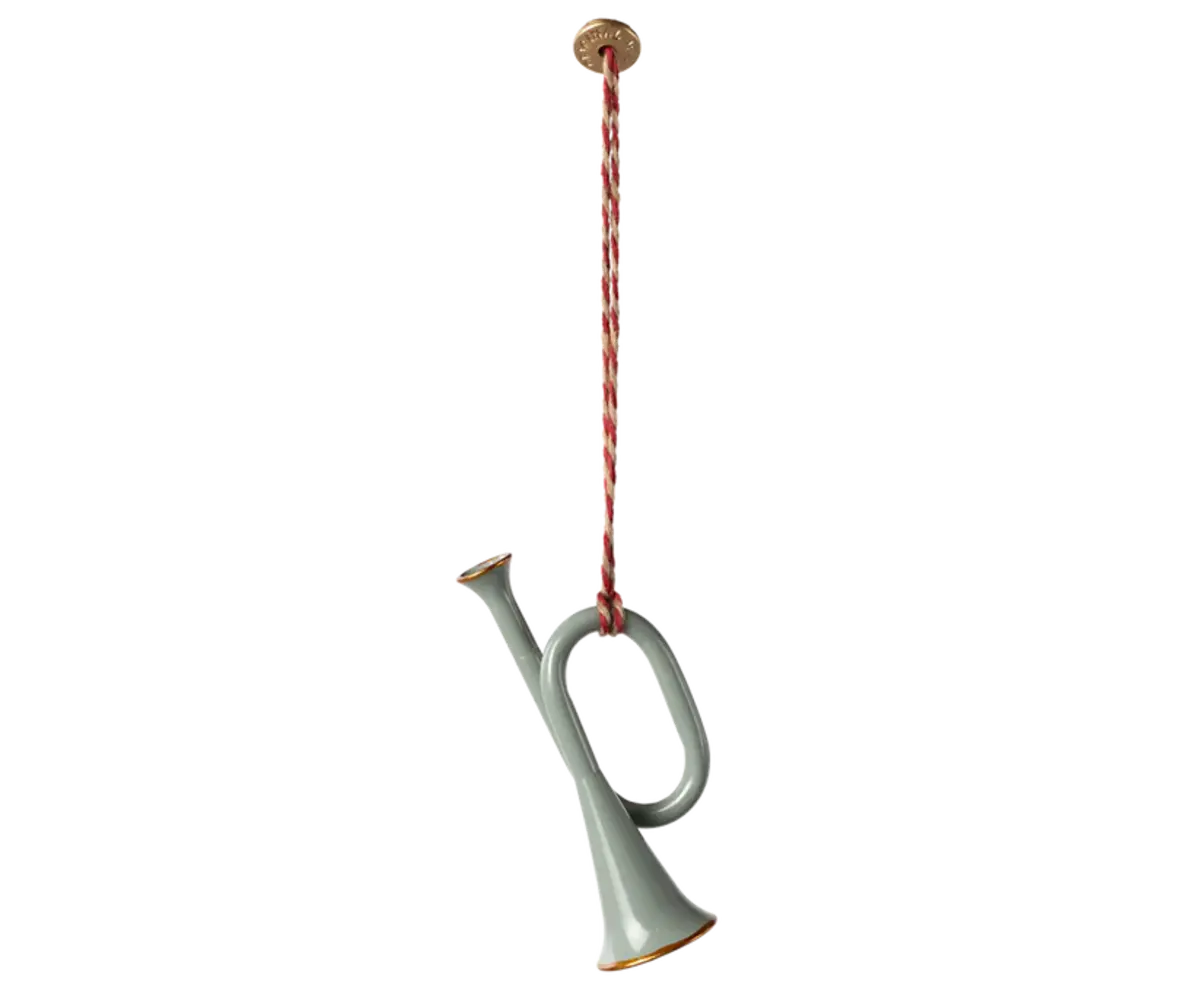 Maileg Kersthanger Trumpet Mint Oranament Maileg Kersthanger Trumpet Mint Oranament