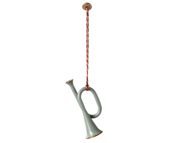 Maileg Kersthanger Trumpet Mint Oranament Maileg Kersthanger Trumpet Mint Oranament