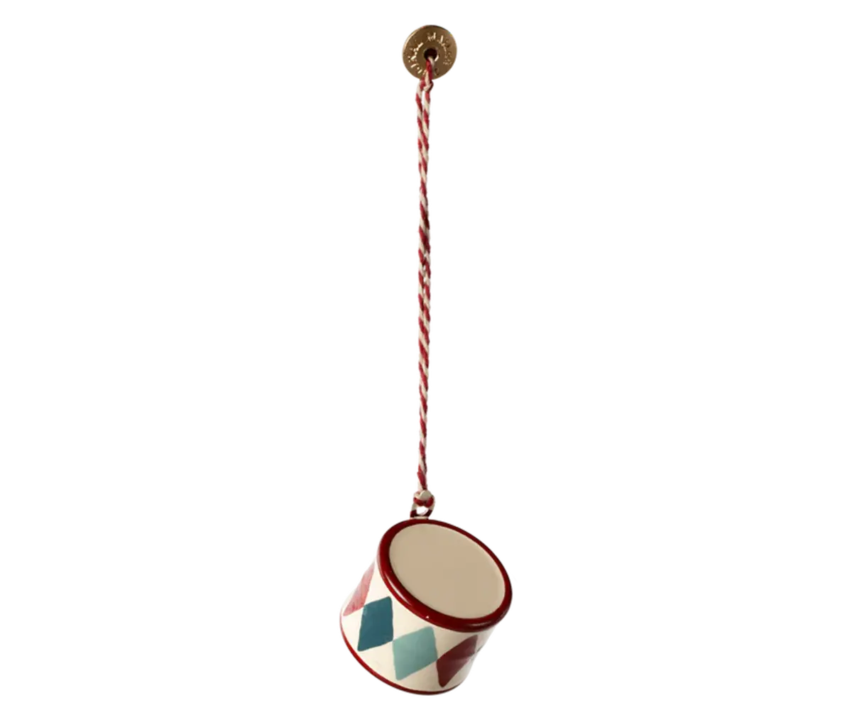 Maileg Kersthanger Metal Small Drum Oranament Maileg Kersthanger Metal Small Drum Oranament