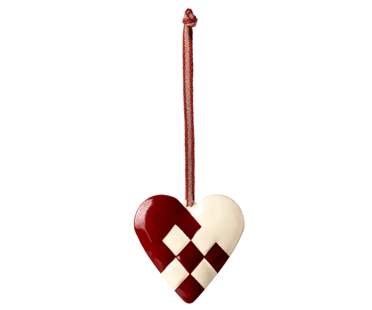 Maileg Kersthanger Metal Large Heart Oranament Maileg Kersthanger Metal Large Heart Oranament