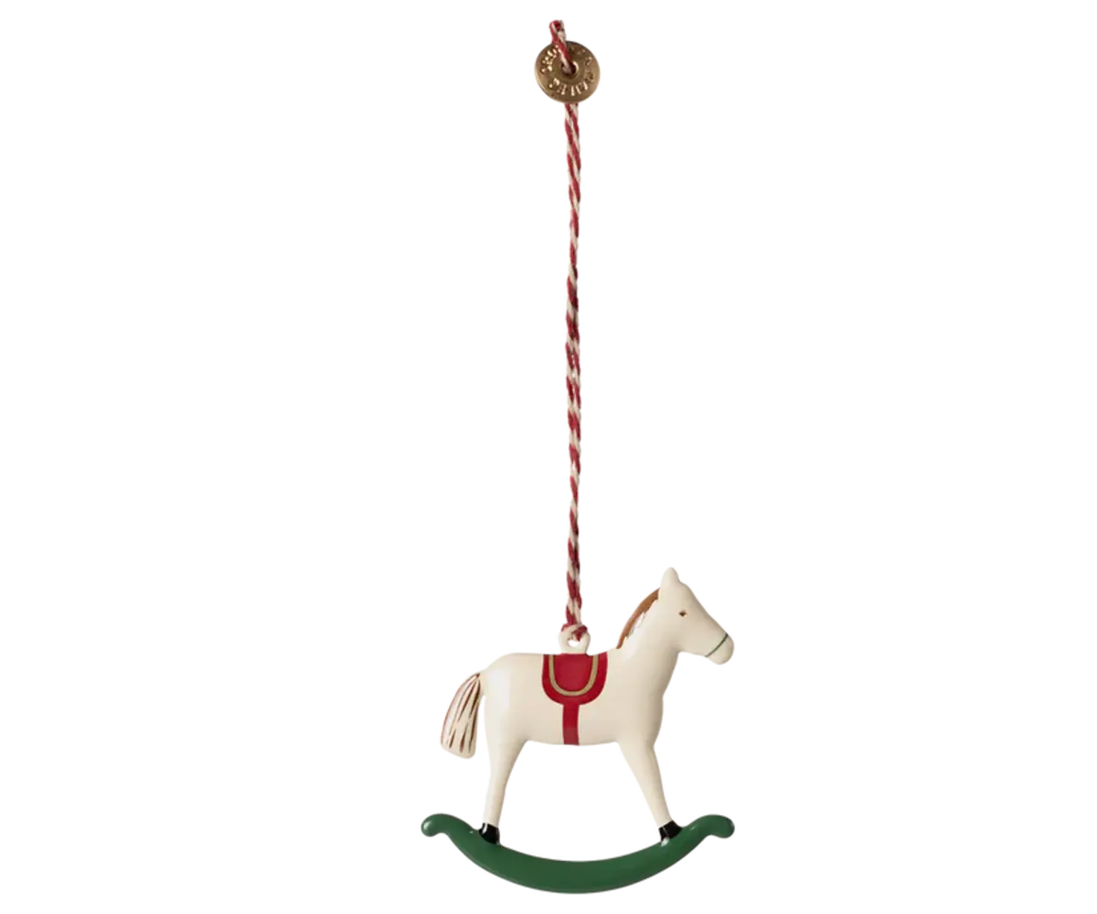 Maileg Kersthanger Metal Rocking Horse Oranament Maileg Kersthanger Metal Rocking Horse Oranament