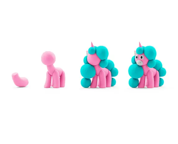 Hey Clay Interactieve Boetseerklei Rainbow Unicorn Cloudy (3 kleuren) Hey Clay Interactieve Boetseerklei Rainbow Unicorn Cloudy (3 kleuren)