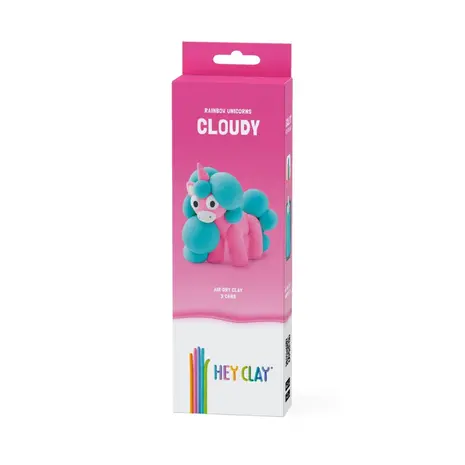 Hey Clay Interactieve Boetseerklei Rainbow Unicorn Cloudy (3 kleuren) Hey Clay Interactieve Boetseerklei Rainbow Unicorn Cloudy (3 kleuren)