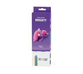 Hey Clay Interactieve Boetseerklei Rainbow Unicorn Brighty (3 kleuren) Hey Clay Interactieve Boetseerklei Rainbow Unicorn Brighty (3 kleuren)