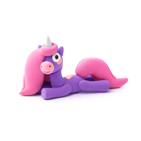 Hey Clay Interactieve Boetseerklei Rainbow Unicorn Brighty (3 kleuren)