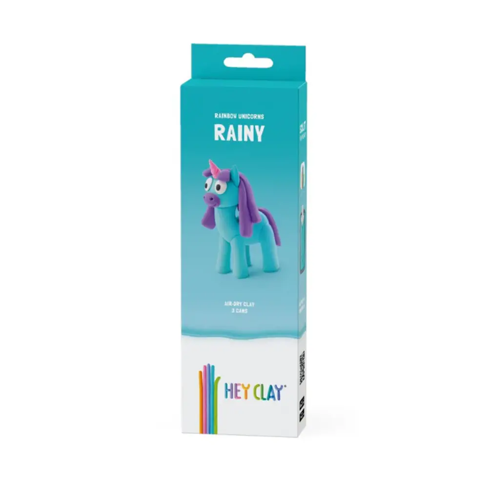Hey Clay Interactieve Boetseerklei Rainbow Unicorn Rainy (3 kleuren)
