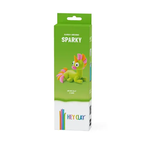 Hey Clay Interactieve Boetseerklei Rainbow Unicorn Sparky (3 kleuren) Hey Clay Interactieve Boetseerklei Rainbow Unicorn Sparky (3 kleuren)