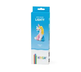 Hey Clay Interactieve Boetseerklei Rainbow Unicorn Lighty (3 kleuren) Hey Clay Interactieve Boetseerklei Rainbow Unicorn Lighty (3 kleuren)