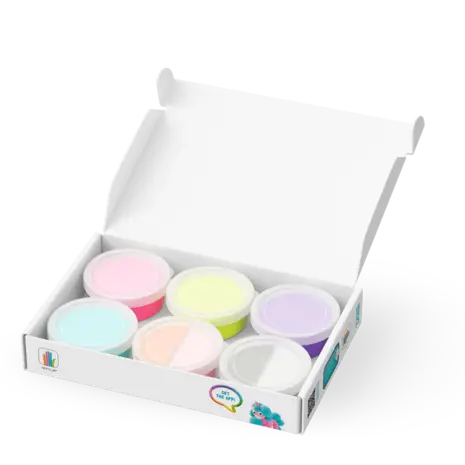 Hey Clay Interactieve Boetseerklei Rainbow Unicorns 2  (6 kleuren)