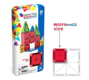 Magna Tiles Micro Mags Travel set 26 stuks Magna Tiles Micro Mags Travel set 26 stuks