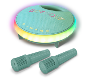 KidyWolf KIDYKARAOKE Speaker met 2 microfoons KidyWolf KIDYKARAOKE Speaker met 2 microfoons