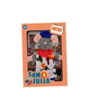 Het Muizenhuis Knuffelmuis de Kunstenaar