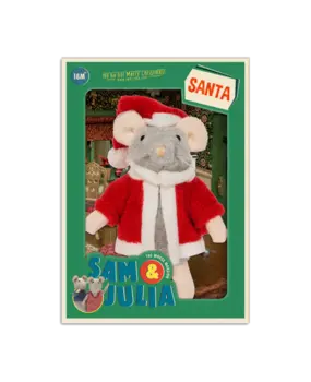 Het Muizenhuis Knuffelmuis Santa