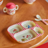 Rice Melamine Baby Cadeauset Happy Forest Pink Rice Melamine Baby Cadeauset Happy Forest Pink